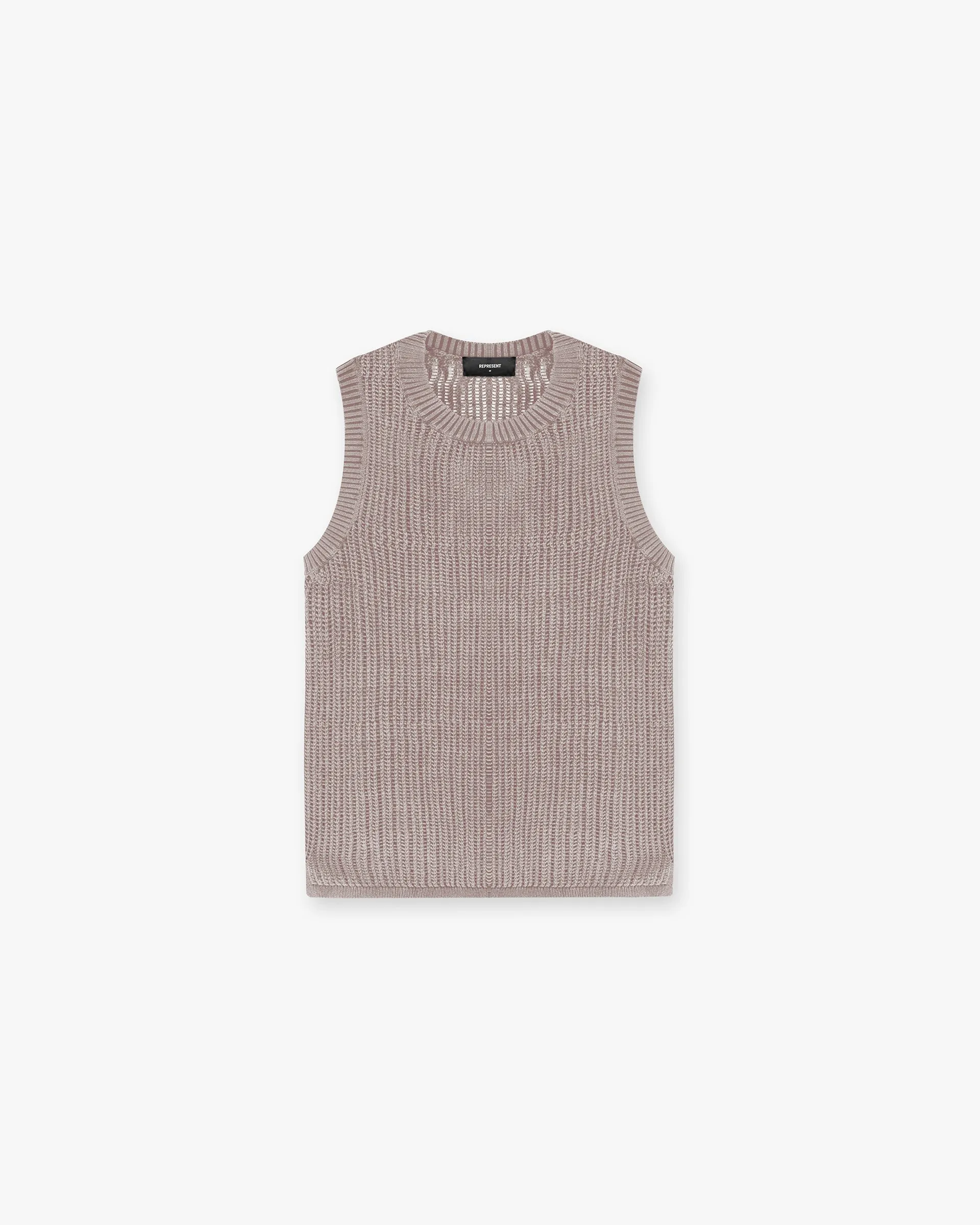 Washed Knit Vest - Dawn